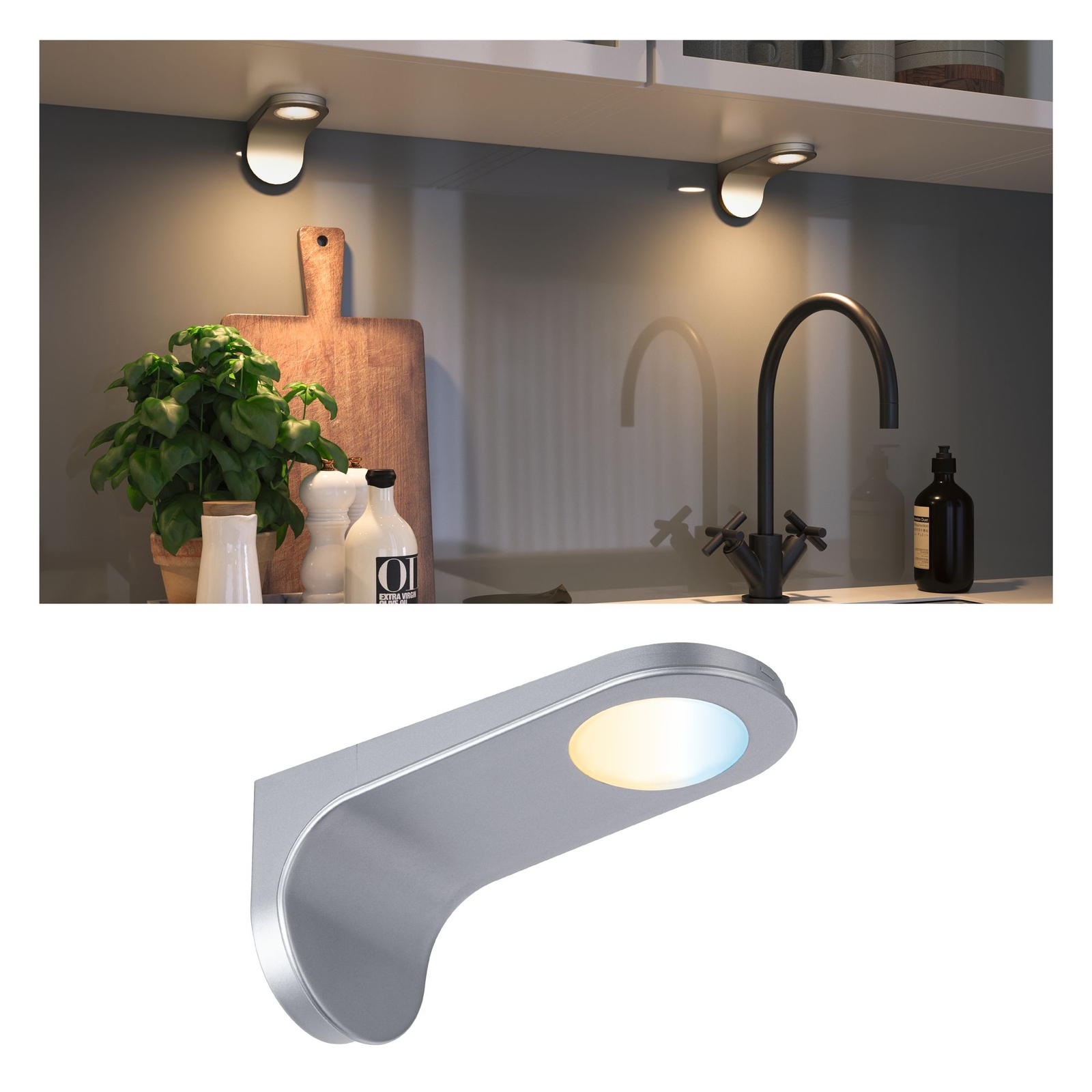 Medialux: Illuminazione, Multimedia, Bricolage - Clever Connect Faretto LED  Neda Tunable White 2,1W Cromo opaco - Paulmann 99956