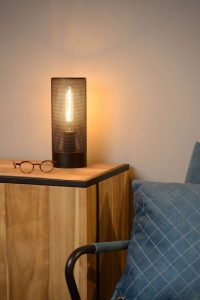 Lucide GALEN-LED - Lampe de chevet - LED 3W 3000K - Noir